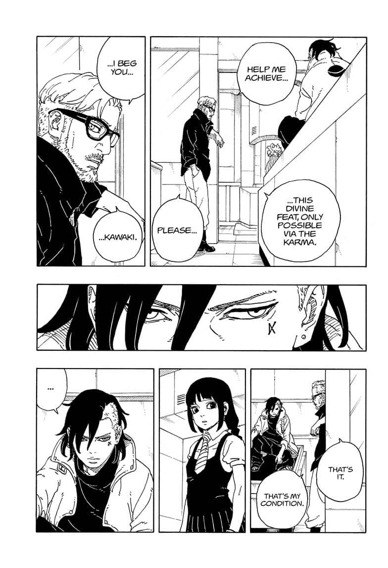 Boruto Blue vortex Chapter 18 page 22